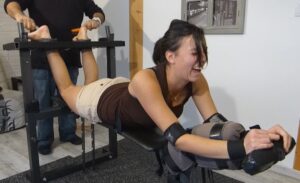 Sally Is Back for More Hysteria on the Device : Bare Feet Tickling