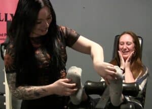 Destiny FINALLY gets Cam! Sock tickling for starters!