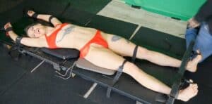 The Insanely Ticklish Dancer Deliah Cracks in the Stocks