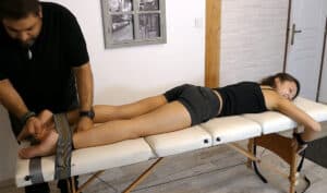 Cyrielle’s Face Down Tickle on the Table