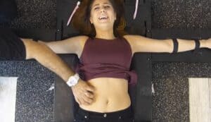 Naela’s Full Body Punishment on the Device : Upperbody Tickling