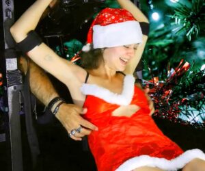 Santa Offered Us His Ultra Ticklish Step-Daughter Madie